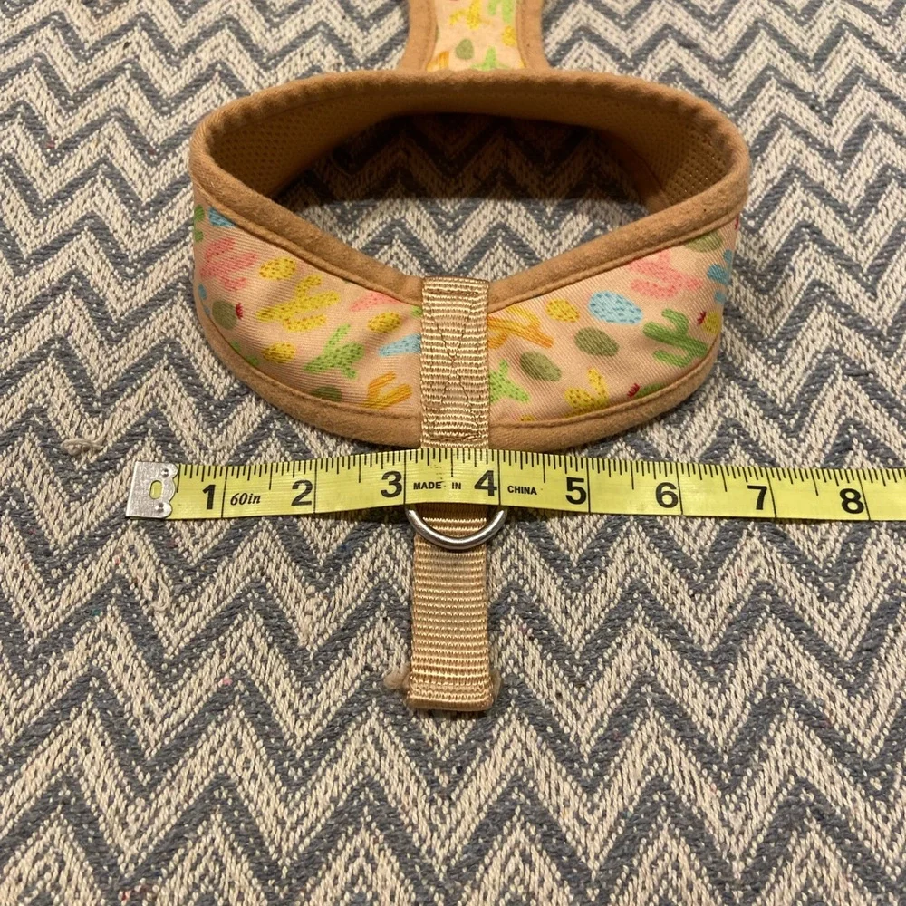 Pastel Cactus Dog Harness | Adjustable | Small Pet